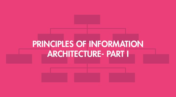 Principles of Information Architecture- Part I
