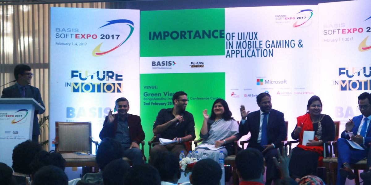 UX Seminar on Mobile Games and Applications held at BASIS SoftExpo 2017
