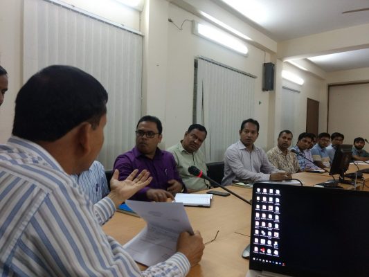 Mr. Saifur Rahman (ACCA, Senior Finance Controller) delivered his speech on the importance of continuous learning and optima service delivery through ICT based solutions.