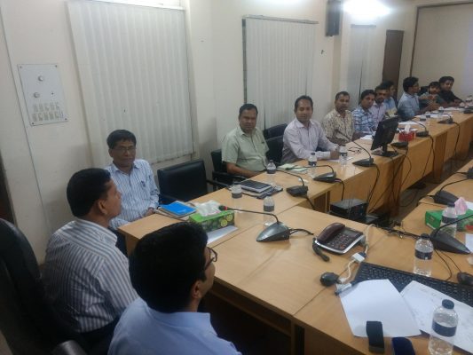 Mr. Md. Saifur Rahman (ACCA, Senior Finance Controller) and Mr. Wahid bin Ahsan (Co-founder, Userhub) with the participants of Workshop on "The Application of ICT for Better Service Delivery Through e-Governance and Human-centered Design" organized by Office of Senior Finance Controller (Navy)