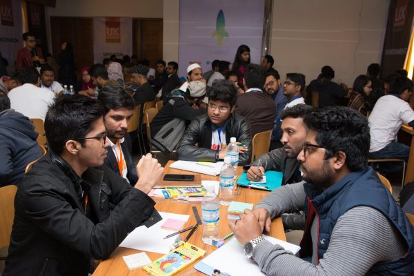 Design thinking participants at the UX Boot Camp 2019