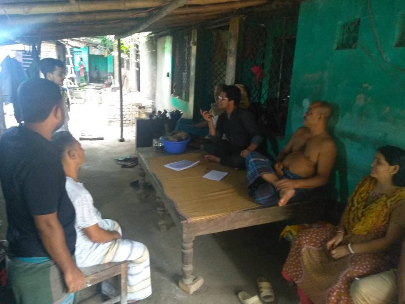 Qualitative research with the community people in Satkhira