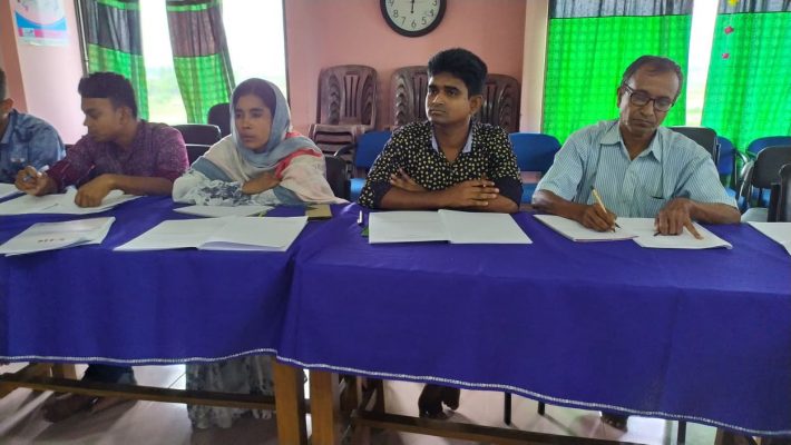 Participants of the training on qualitative research for WASH SDG Demand Creation in Satkhira.