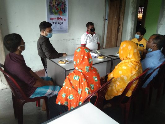 Qualitative research with the community people in Barguna