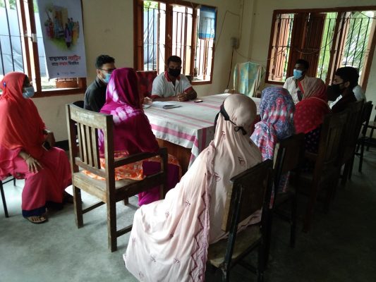 Qualitative research with the community people in Barguna