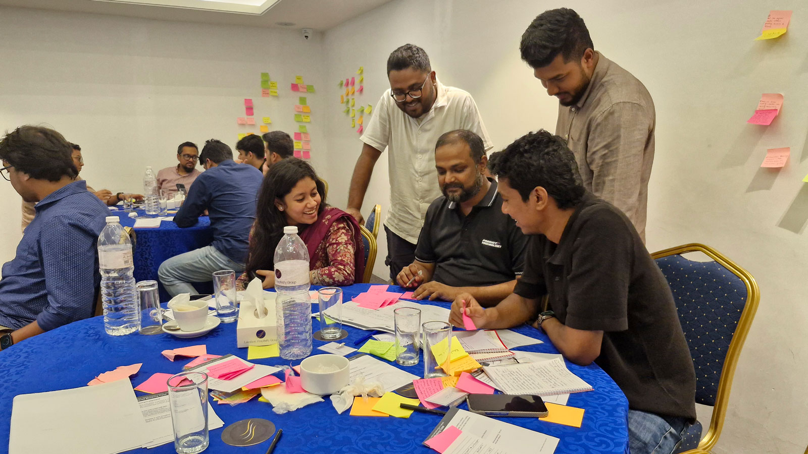 bKash Product & Technology participants collaborating during Userhub’s Human-Centered Product Thinking workshop.